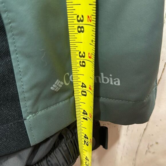 Columbia Insulated Arctic Trip Snow Omni Tech Waterproof Green Winter Pants - Picture 16 of 16